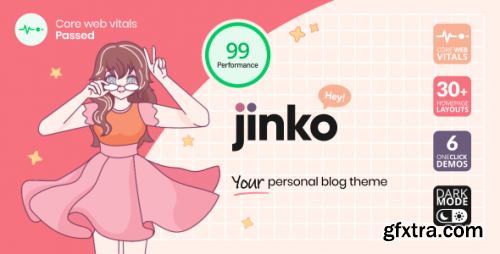 Themeforest - Jinko - Your Personal Blog Theme 51301275 v1.1.4 - Nulled