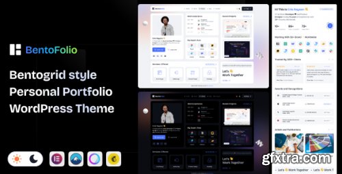 Themeforest - Bentofolio – Personal Portfolio WordPress Theme 52952563 v1.0.1 - Nulled