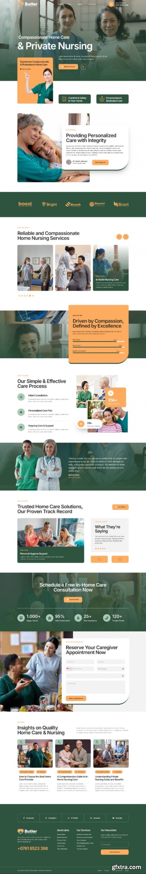 Themeforest - Butler - Home Care &amp; Private Nursing Elementor Template Kit 54235649 v1.0.0 - Nulled