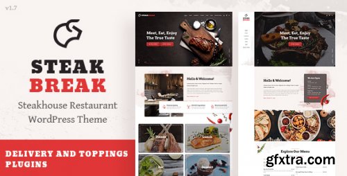 Themeforest - SteakBreak - Meat Restaurant WordPress Theme 32889164 v1.8 - Nulled