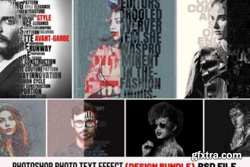 Photo Text Effect Design Bundle