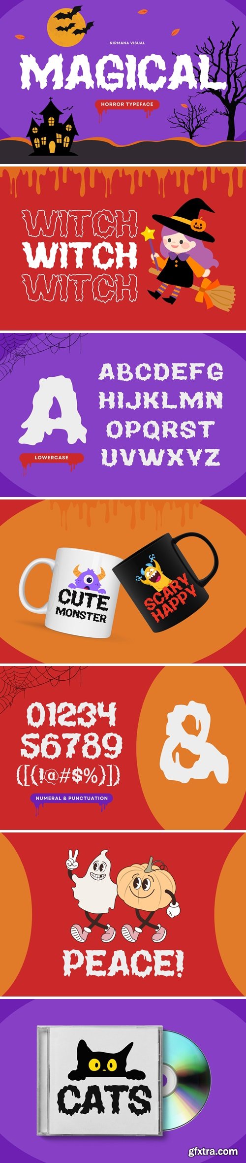 CM - Magical Horror - Cute Halloween Font 284902858