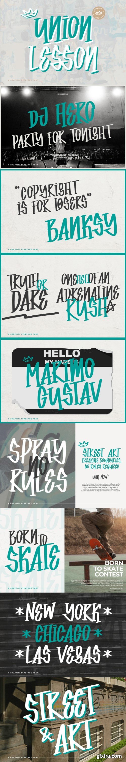 Union Lesson Font