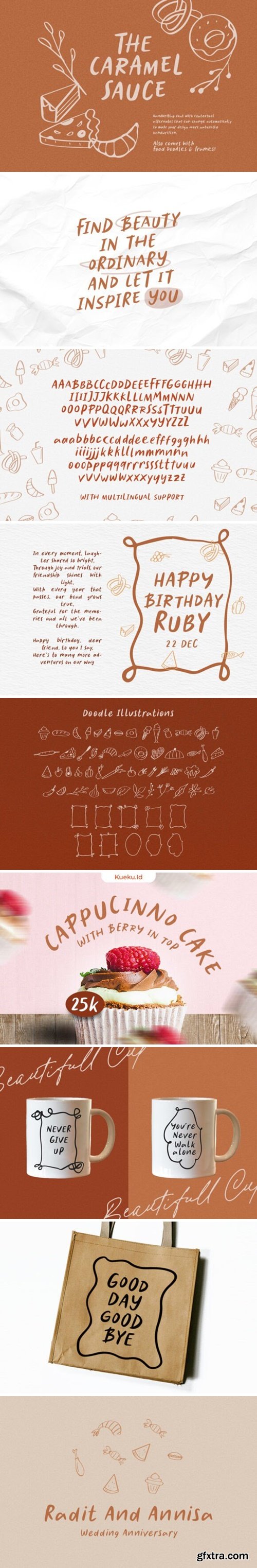 Caramel Sauce Font