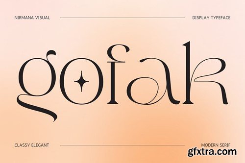 Gofak Classy - Modern Logo Font XZTQPM5