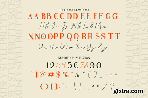 Pretty Satisfy - Luxury Font Duo Q7ZXB5E