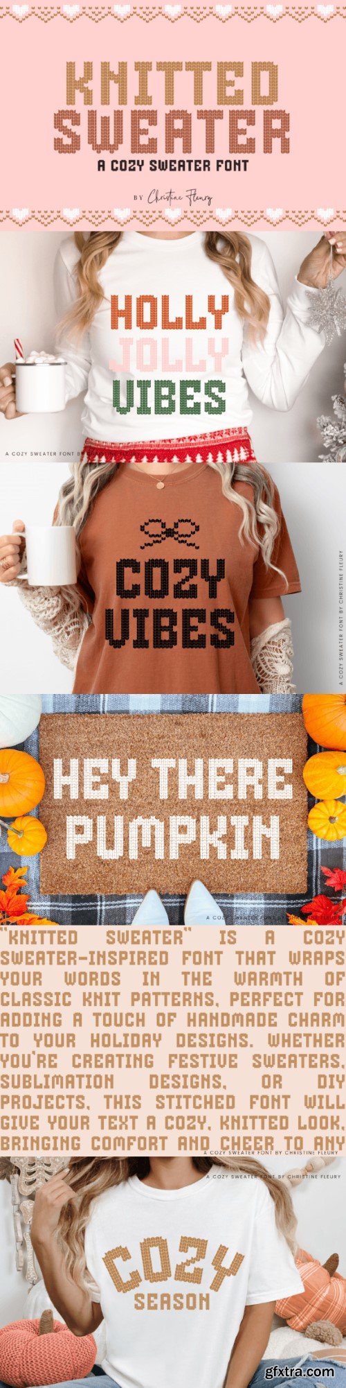 Knitted Sweater Font