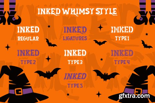 Inked Whimsy - Display Font ZYD8S92