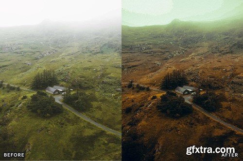 Landscape Cinematic Lightroom Presets Pack MP67S79