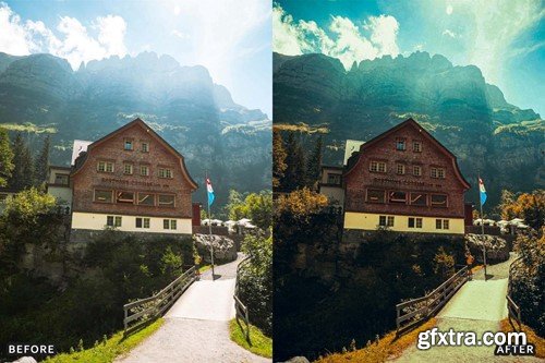 Landscape Cinematic Lightroom Presets Pack MP67S79