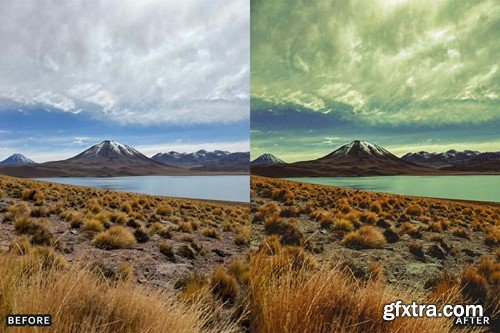 Landscape Cinematic Lightroom Presets Pack MP67S79