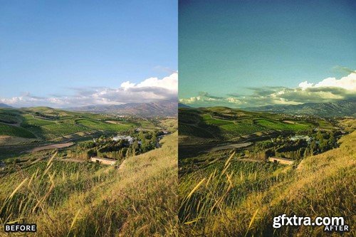 Landscape Cinematic Lightroom Presets Pack MP67S79