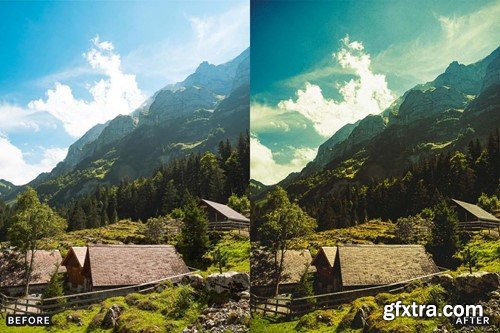 Landscape Cinematic Lightroom Presets Pack MP67S79