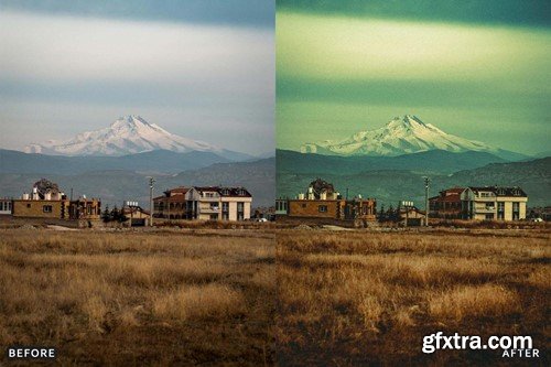 Landscape Cinematic Lightroom Presets Pack MP67S79