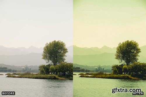 Landscape Cinematic Lightroom Presets Pack MP67S79