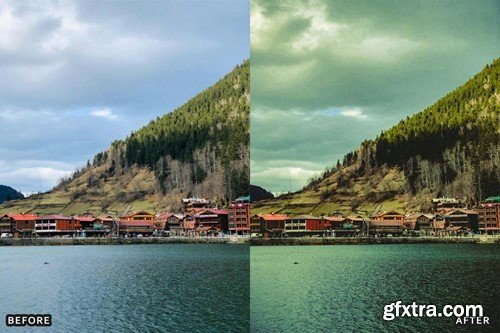 Landscape Cinematic Lightroom Presets Pack MP67S79