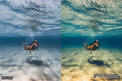 Scuba Diving Lightroom Presets Pack 3JSFRNR