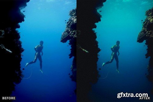 Scuba Diving Lightroom Presets Pack 3JSFRNR