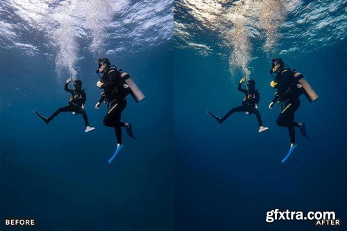 Scuba Diving Lightroom Presets Pack 3JSFRNR