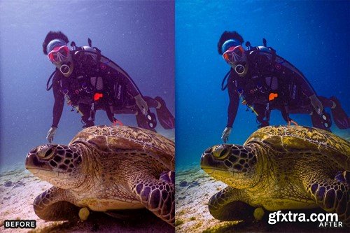 Scuba Diving Lightroom Presets Pack 3JSFRNR