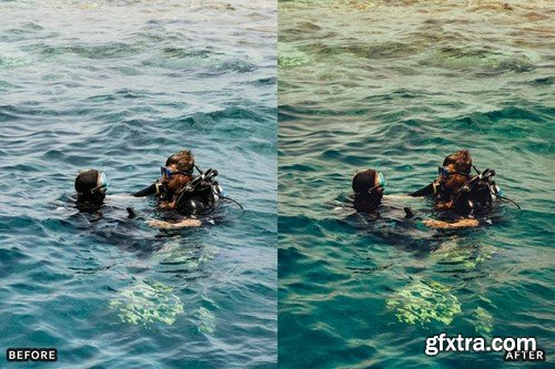 Scuba Diving Lightroom Presets Pack 3JSFRNR