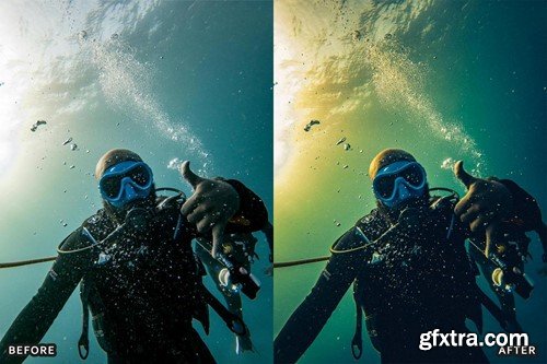 Scuba Diving Lightroom Presets Pack 3JSFRNR