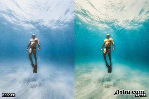 Scuba Diving Lightroom Presets Pack 3JSFRNR