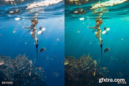 Scuba Diving Lightroom Presets Pack 3JSFRNR