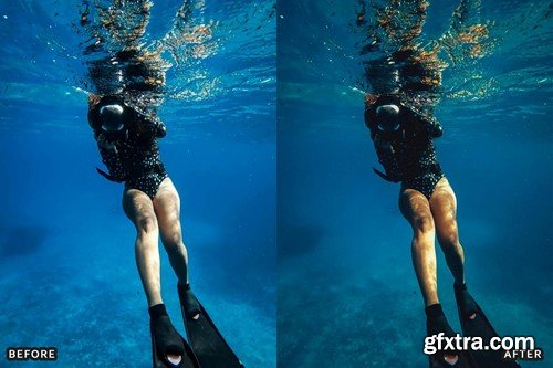 Scuba Diving Lightroom Presets Pack 3JSFRNR