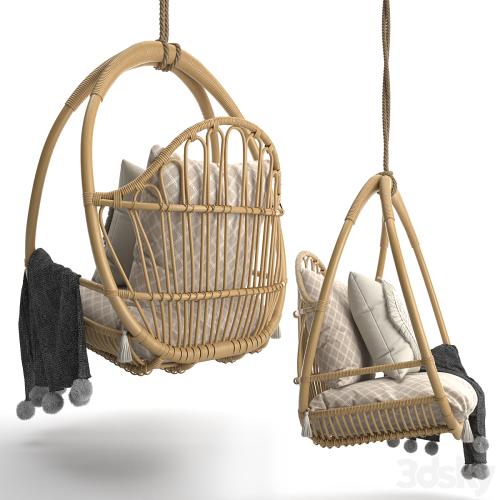 Woven hanging chair