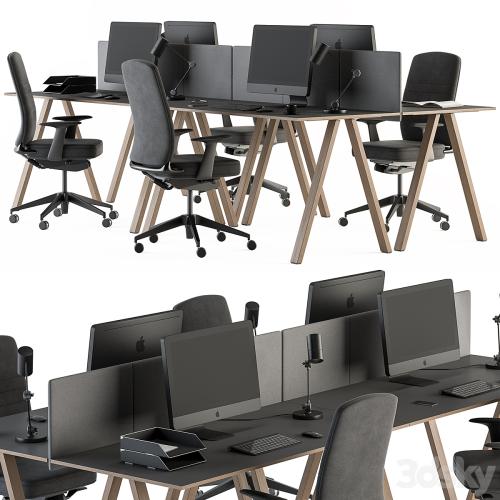 Employee Set - Office Furniture 346