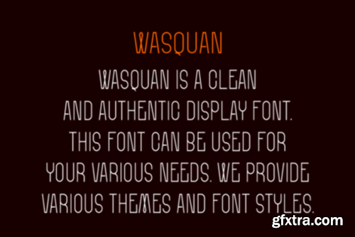 Wasquan Font