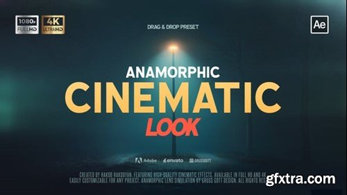 Videohive Anamorphic Cinematic Look 54591266