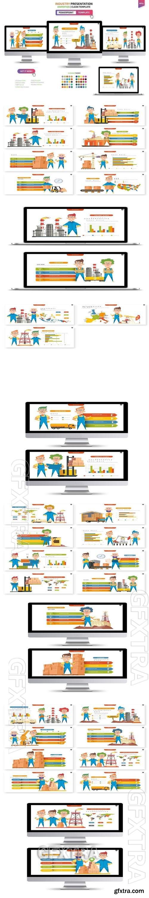 Industry Powerpoint Presentation Templates 63GD5PP