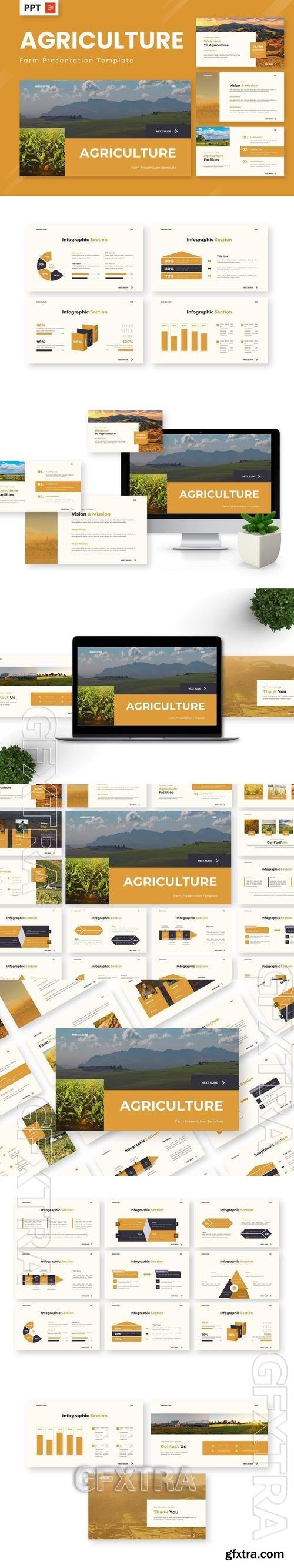 Agriculture - Farm Powerpoint Templates XUXP6JF