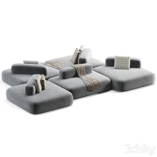 Modular sofa Flow Plus by Aatom