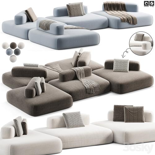 Modular sofa Flow Plus by Aatom