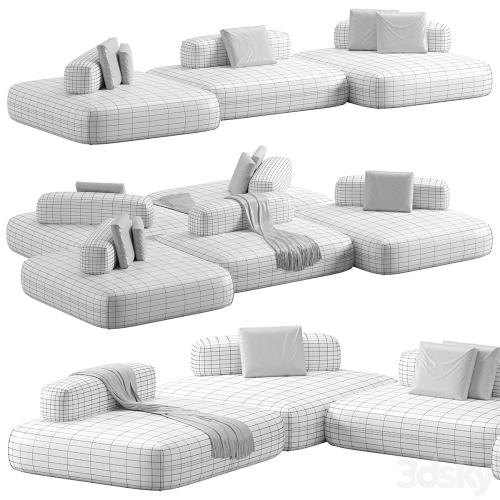 Modular sofa Flow Plus by Aatom