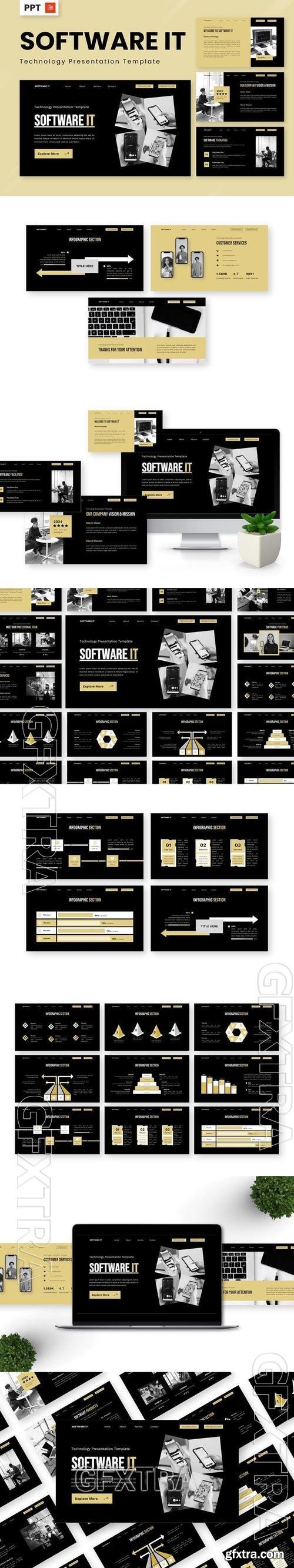 Software IT - Technology Powerpoint Templates 5V4UAAZ