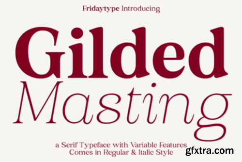 Gilded Masting Font