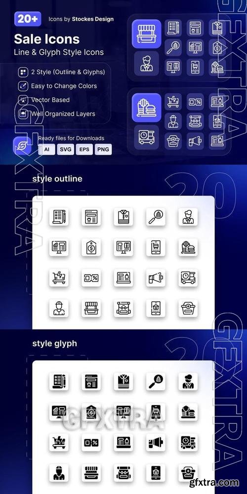 Sale Icons Pack EVCBYAX