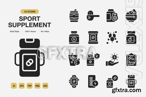 Sport Supplement Solid Icons GM4SAH5