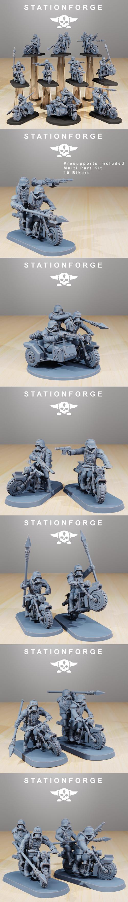 GrimGuard – Death Bikers – 3D Print Model