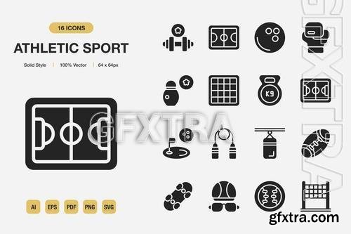 Athletic Sport Solid Icons Y2RKSF9