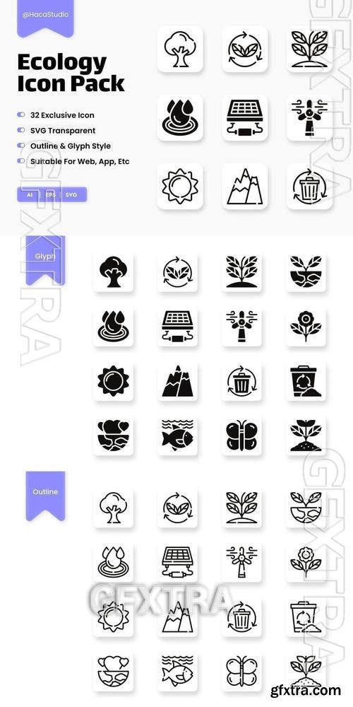 Ecology Icons E4YG6DW