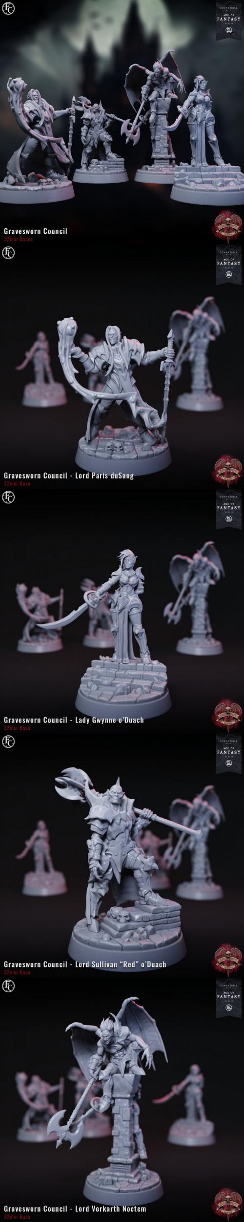 Gravesworn Council – 3D Print Model