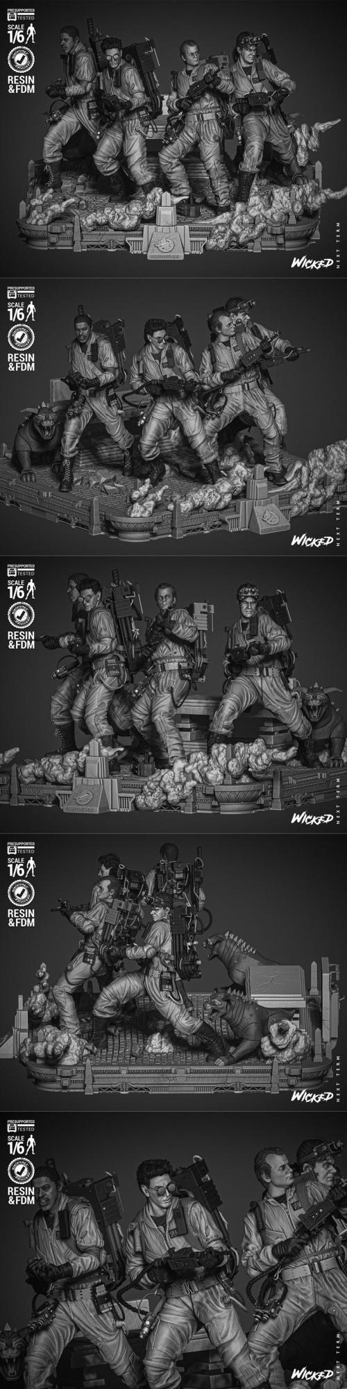 WICKED – Ghostbuster Diorama – 3D Print Model STL