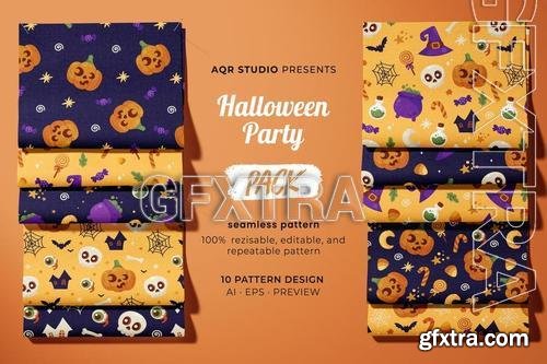 Halloween Party - Seamless Pattern 8H6CWH4