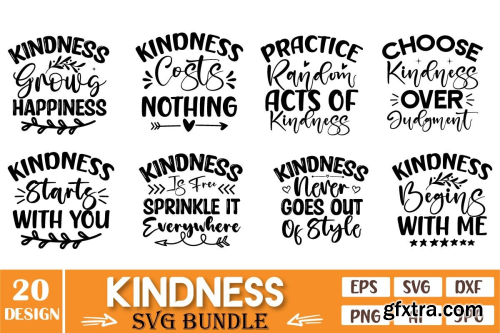 CreativeFabrica  - Kindness SVG Bundle Vol.1