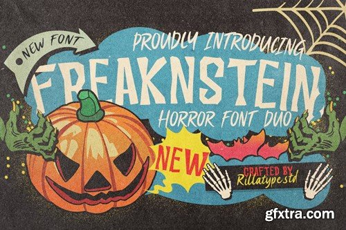 Freaknstein Horror Font Duo 9S8DXHM